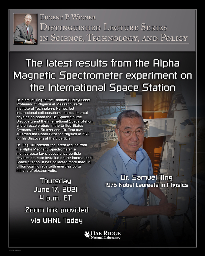 Dr. Samuel Ting - Wigner Lecture